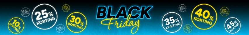 Black Friday korting Black Friday korting