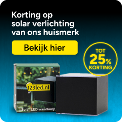 123led huismerk solar wandlampen