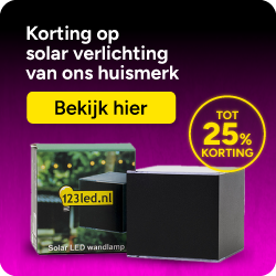 123led huismerk solar wandlampen