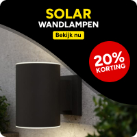 Solar wandlampen