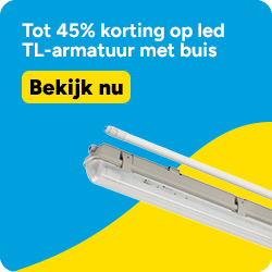 Tot 45% korting op led TL-armatuur met buis