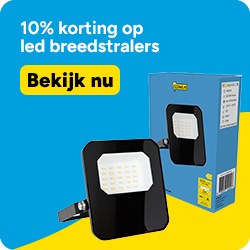 Tot 20% korting op led breedstralers