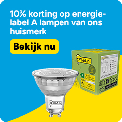 Huismerk lichtbronnen energielabel A