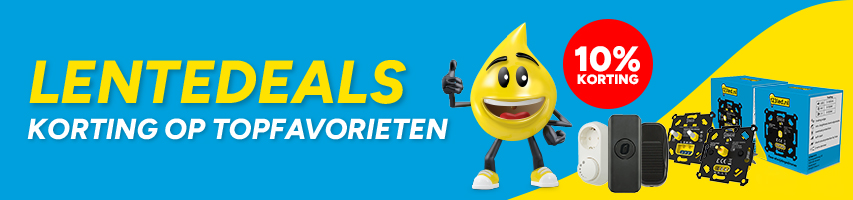 Lentedeals: 10% korting op dimmers Lentedeals: 10% korting op dimmers