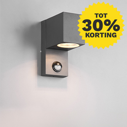 Buitenlamp met sensor