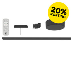 Eglo Track Plus railverlichting startset zwart