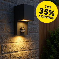 Buitenlamp met sensor