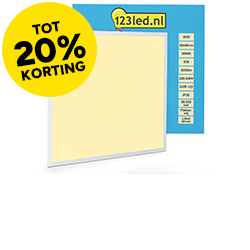 20% korting op Led paneel 60x60 cm