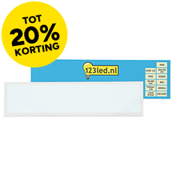 20% korting op Led paneel 30x120 cm
