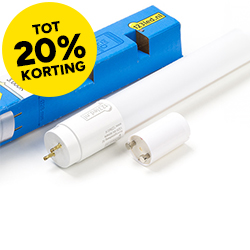 20% korting op Led TL buis 150 cm