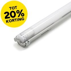 20% korting op Led TL armatuur met buis