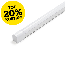 20% korting op Led TL armatuur met strip
