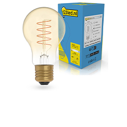 Led lampen met gouden coating