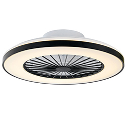 Plafondventilator met LED lamp