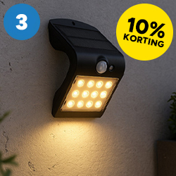 Solar wandlamp met sensor Osaka