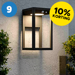 Solar wandlamp met sensor Berkshire 