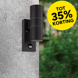 Buitenlamp met sensor