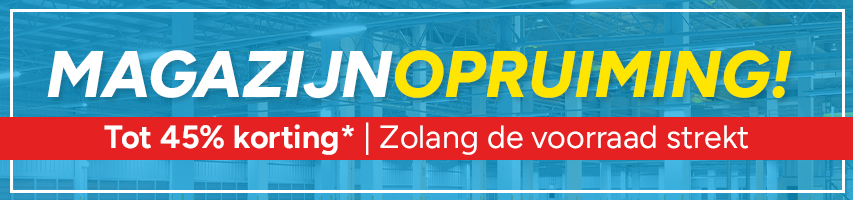 Magazijnopruiming: korting op led panelen, led lampen, led strips, led High bay lampen en Smart Home