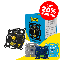 Led dimmer inbouw - tot 20% korting
