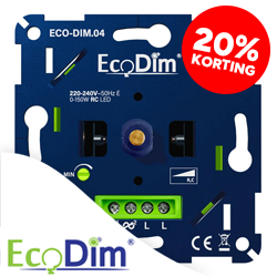 EcoDim dimmers - 20% korting