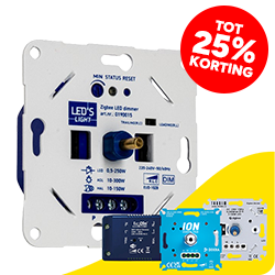 Smart dimmers - tot 25% korting