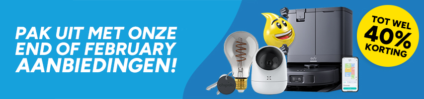 End of February actie: tot 40% korting op smart home