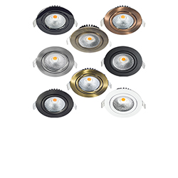 123led huismerk waterdichte inbouwspots | Ø 75 mm