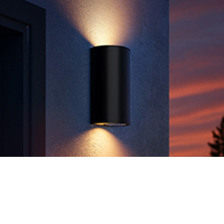 Calex Wandlamp buiten GU10 | Up & Down | Ovaal | IP54 | Zwart