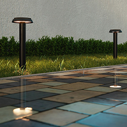 123led huismerk Palermo solar tuinlantaarn met sensor