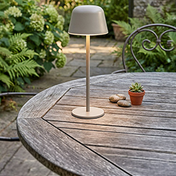 Oplaadbare tafellamp Atlanta (Zand)