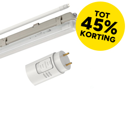 Led TL armatuur met buis