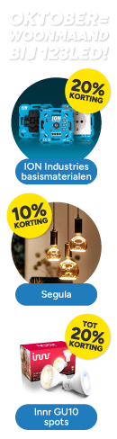 Oktober woonmaand schakelmateriaal en binnenverlichting