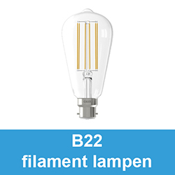B22 filament lampen