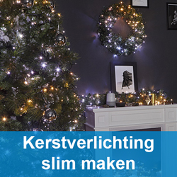 Kerstverlichting slim maken