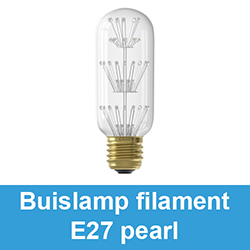 Buislamp filament E27 pearl