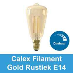 Calex Filament Gold Rustiek dimbaar E14