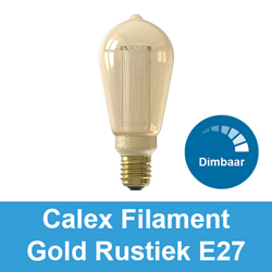 Calex Filament Gold Rustiek dimbaar E27