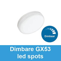 Dimbare GX53 led spots