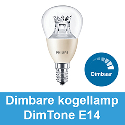 Dimbare kogellamp DimTone E14