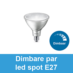 Bij naam uitroepen snijden Par led spot E27 (grote fitting) Dimbare PAR led spots Par led spot E27  Dimbare PAR led spots Par led spot E27