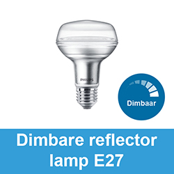 Dimbare reflector lamp E27