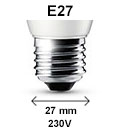 E27 is bekend als de meest voorkomende grote fitting.