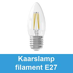 Kaarslamp filament E27