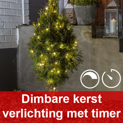 Dimbare kerstverlichting met timer