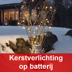 Kerstverlichting op batterij