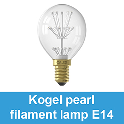 Kogel pearl filament lamp E14