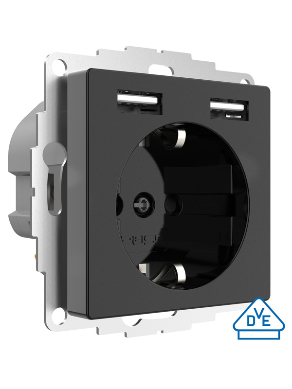 Gehoorzaamheid Slordig rijstwijn 2USB inCharge Pro55 wandcontactdoos met usb-poort zwart (2x USB) 2USB 123led.nl Gehoorzaamheid Slordig rijstwijn 2USB inCharge Pro55 wandcontactdoos met usb-poort zwart (2x USB) 2USB 123led.nl