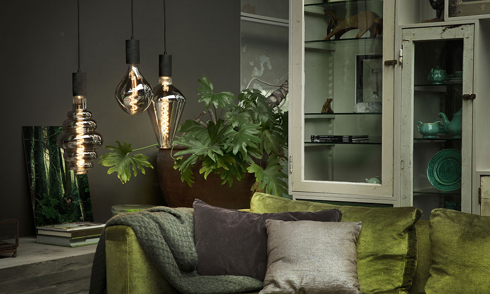 calex led e27 xxl gold paris lamp dimbaar (6w 2200k 40 5 cm lang