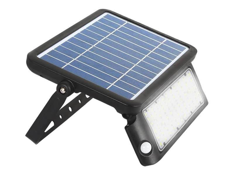 waarschijnlijkheid Kantine constant Solar schijnwerper met sensor | Zwart | 3000K | 10W 123led 123led.nl