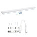 Led T5 Armatuur Shadowless 150 cm incl. lamp 24W 4000K (123led huismerk)